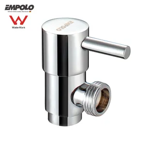 Factory Direct Sales Chrome Plated High Quality Durable Brass Bathroom Popular 1/2 Angle Valve