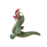 Boneka Kadal Bertema Halloween dengan Lidah Terjulur, Isi Kapas PP, Unisex, Dilengkapi Magnet, Dapat Memainkan Suara, Rancangan Transformasi