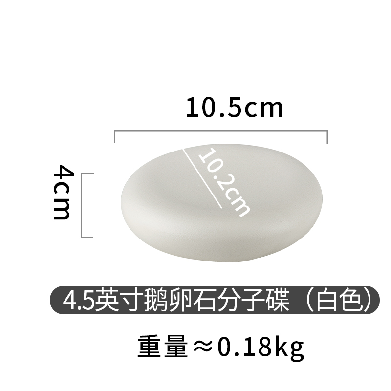 Blanc 4.5 pouces