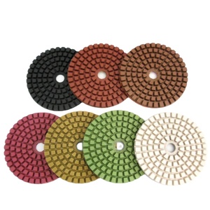 Granit için Fullux 10 İnç 250mm Elmas Reçine Bağlı Parlatma Pedleri, Yüksek Kalite ve Uzun Ömürlü - Product Image 1