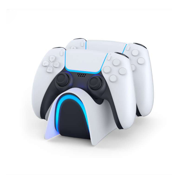P5 New Plastic Game Accessories Convenient Charging Stand/Dock for PS 5 Controllers Wired Charger with Box Packaging