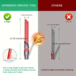 Cabezal de cepillo deslizante para huecos y grietas, repuesto para aspiradoras <span class=keywords><strong>Dyson</strong></span> V7/V8/V10/V11/V12/V15 Detect inalámbricas - Product Image 6