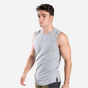 Men's Vest <b>Running</b> Sleeveless T-Shirt Gym Tank Top <b>Singlet</b> Quick-Dry Yoga Sports Training 100% Cotton 2026 - Product Image 3