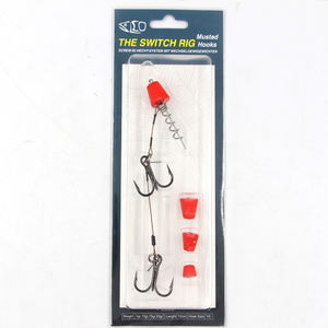 En <span class=keywords><strong>gros</strong></span>, Leurre de pêche <span class=keywords><strong>pour</strong></span> <span class=keywords><strong>brochet</strong></span> en plastique souple de grande taille, type <span class=keywords><strong>Shad</strong></span> Stinger Rig - Product Image 2