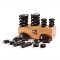 Ensemble de 22 mini pierres de massage corporel pierres de massage chaudes pierres de massage énergétiques