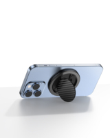 Support magnétique portable ultra-fin en alliage d'aluminium pour téléphone portable, utilisable sur le bureau, le lit, multi-angles, solide