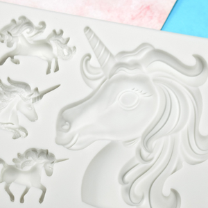 Moule en Silicone en forme de <span class=keywords><strong>licorne</strong></span> pour le chocolat, pour bonbons, Fondant, pour la cuisson du gâteau - Product Image 3