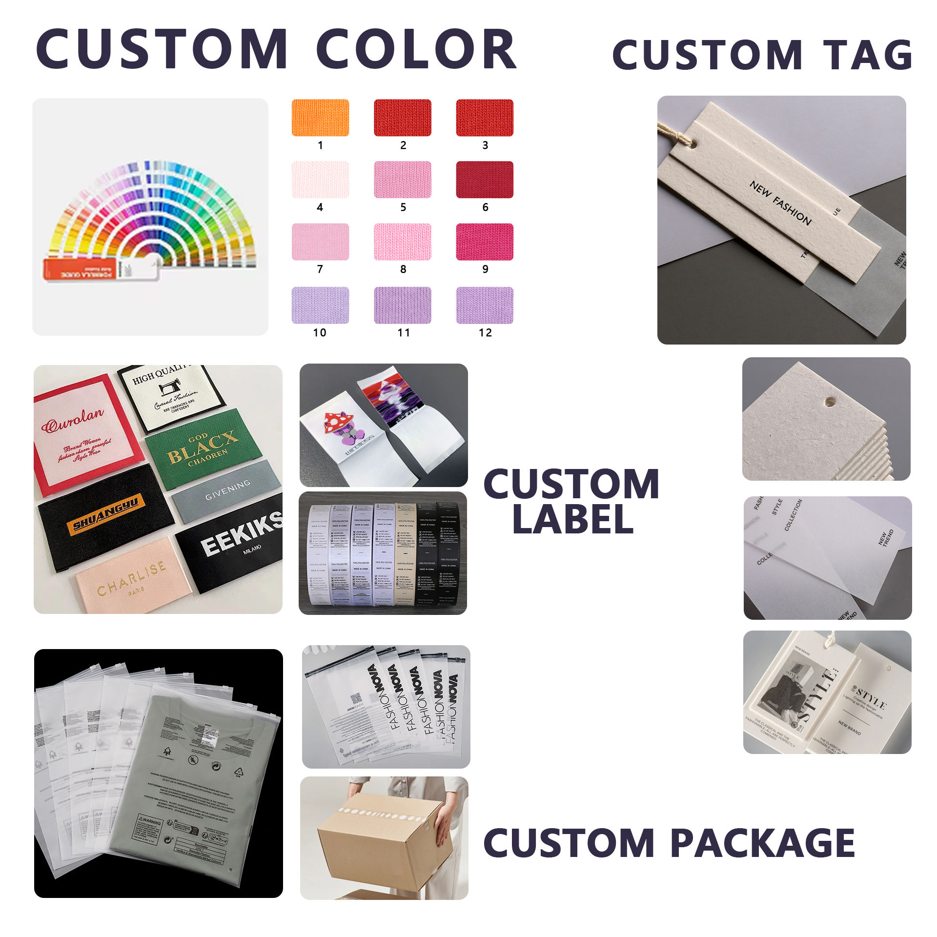 Les couleurs faites sur commande sont disponibles