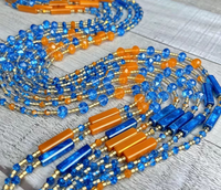Kalung Manik Pinggang Afrika Terbaru 2026, Rantai Tubuh Warna-warni, Rantai Pinggang Kristal, Tali Katun, Rantai Pinggang Gaya Bohemian