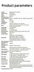 Lecteur MP5 Android 2 Din pour voiture, écran IPS 7 pouces, compatible avec <span class=keywords><strong>Renault</strong></span> Dacia, système audio multimédia pour voiture avec accessoires - Product Image 6