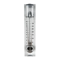Débitmètre d'eau, tube en verre, rotamètre, débitmètre d'air, tube en verre, débitmètre de tuyau, rotamètre