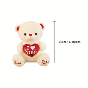 Orsacchiotto di Peluche per San Valentino e Festa della Mamma, con Cuore 'Ti Amo', Regalo Romantico, Produzione OEM - Product Image 3