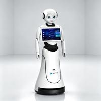 13.3 İnç Dokunmatik Ekranlı Çok Dilli Sesli OEM İnsansı Alice Yapay Zeka Resepsiyon Rehberi Robotu