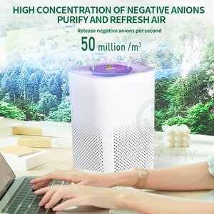 <span class=keywords><strong>Purificateur</strong></span> <span class=keywords><strong>d</strong></span>'<span class=keywords><strong>air</strong></span> Google Home, <span class=keywords><strong>ioniseur</strong></span> <span class=keywords><strong>d</strong></span>'<span class=keywords><strong>air</strong></span>, aromathérapie, portable, électrique, commande intelligente, charbon actif HEPA pour grandes pièces - Product Image 4
