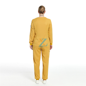 Ensemble deux pièces pour femmes : Blouse zippée et pantalon de jogging – Tenue médicale pour infirmières et médecins - Product Image 6