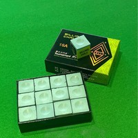 Craie de billard Saellee S9 Big Box, 12 pièces par boîte, craie verte huileuse et sèche pour queue de billard, en stock, vente en gros, logo personnalisé OEM
