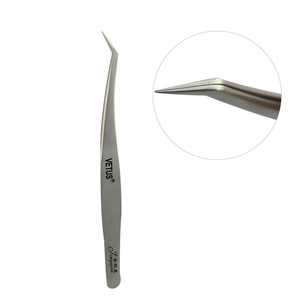 Chuyên Nghiệp Bạc Thép Không Gỉ Eyelash Applicator Lông Mi Nhíp Mở Rộng Nga Khối Lượng Lash Nhíp - Product Image 1