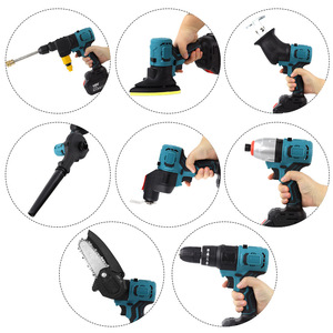 Nuevo Juego de Herramientas Eléctricas Inalámbricas 8 en 1 de Alta Calidad, Juego Combinado de Herramientas Manuales de 18 V, Juego de Taladro, Lijadora - Product Image 5