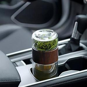 Accessoires pour le thé, 20 ml, bouteilles d'eau, tasses à thé <span class=keywords><strong>en</strong></span> cristal délavé avec filtre, pour voyage et cadeau, meilleures ventes, 380 - Product Image 5