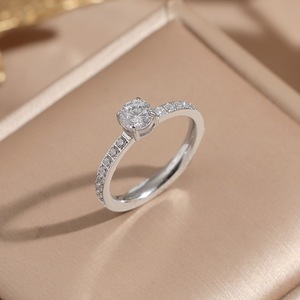 Anillos Románticos a Juego para Él y para Ella, de Oro, Plata, Acero Inoxidable, con Diamantes CZ, Anillo de Promesa, Juego de Joyería para Pareja, Regalo de Aniversario - Product Image 5