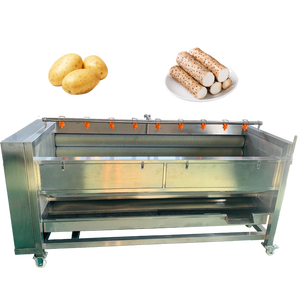 Máquina de Alta Calidad para Limpieza de Frutas y Verduras con Raíz de Loto y Yema de Castaña, Ideal Antes y Después de la Pelado Químico o con Vapor - Product Image 6