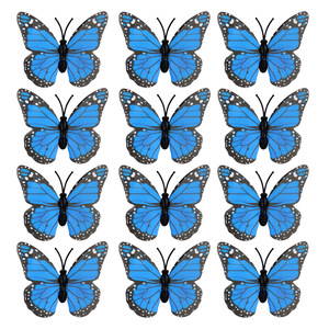 Decoración de Ramo de Mariposas Artificiales de 7 cm, Mariposas <span class=keywords><strong>Monarca</strong></span> de Halloween, Decoraciones para el Hogar, Accesorio para el Cabello Tridimensional - Product Image 3