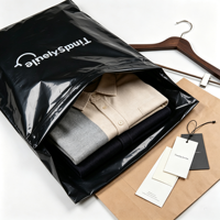Polymailer personnalisé imprimé de logo rose pêche expédition express biodégradable fermeture éclair