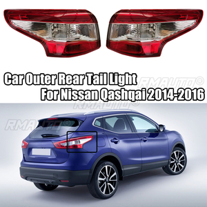 Pour Nissan Qashqai J11 2014-2016, feu arrière de signalisation et de freinage extérieur gauche/droit, lentille de feux arrière 26555 26550 HEAOA - Product Image 1