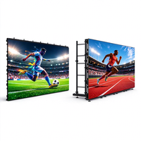 Layar LED Raksasa P3.91 500x500mm Indoor Outdoor untuk Iklan Luar Ruangan