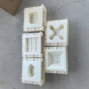 ABS 8"x8" Double-Sided Hollow <b>Brick</b> Mold 20x20x10cm Strong Strength for Outdoor Door Pillar & Garden Path DIY Concrete Mould - Product Image 2