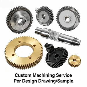 ISO9001 Certified CNC <b>Machining</b> <b>Service</b> Custom Spiral Bevel Gear Worm Wheel Precision Reducer Gearbox Pinion Bevel Helical Gears - Product Image 1