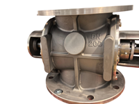 Vanne rotative à clapet en acier inoxydable motorisée pour l'utilisation dans les chantiers de construction et les usines de fabrication
