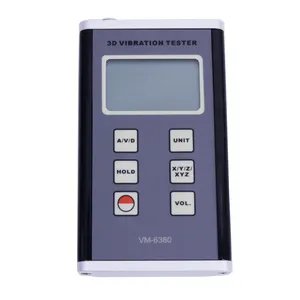 VM-6380 Digital Vibration Meter Vibrometer Velocity Measuring Range 0.01mm/s~400mm/s