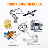 Réducteur cycloïdal de haute précision à jeu nul RV pour robot, boîte de vitesses articulée pour bras de robot industriel, servomoteur ODM OEM