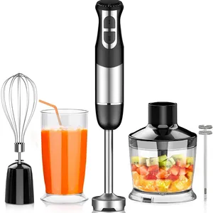 OEM Customized Multifunction 5 In 1 Electric Variable Speed Stick Hand Held Mixer Blender Set For Kitchen