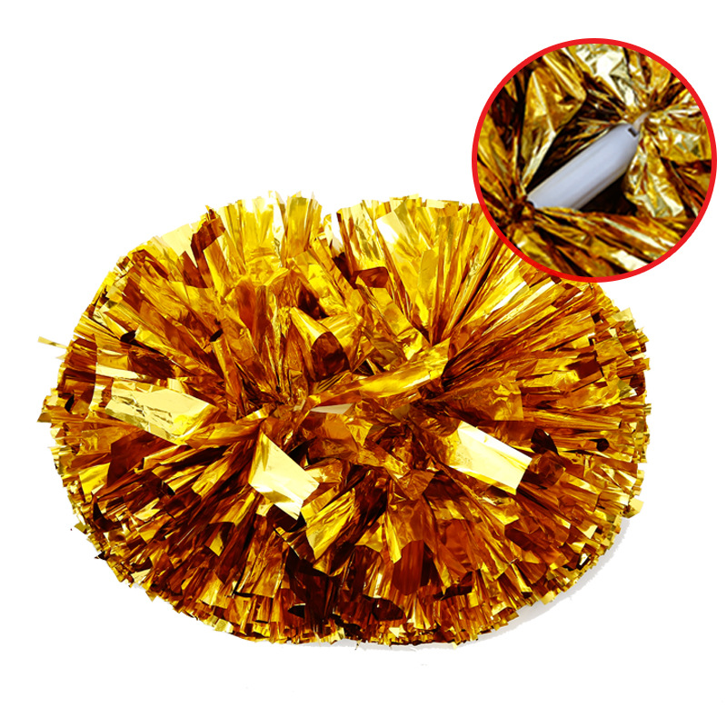 Помпоны для Черлидинга с ручкой дубинки для командного духа, спортивных танцев, приветствия детей и взрослых