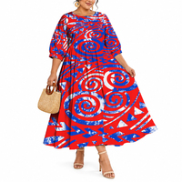 Robe longue décontractée de soirée pour femme, col rond, manches bouffantes, en coton et bambou, écologique, style vintage, vente directe d'usine