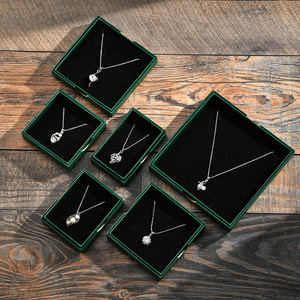 Custom Logo Kraft Paper Jewelry Packaging <b>Gift</b> <b>Box</b> for Ring Necklace <b>Earrings</b> Bracelet Wholesale Jewelry <b>Box</b> - Product Image 4