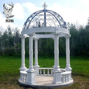 Gazebo <span class=keywords><strong>de</strong></span> <span class=keywords><strong>hierro</strong></span> fundido para exteriores, <span class=keywords><strong>pérgolas</strong></span> grandes y modernas <span class=keywords><strong>de</strong></span> Metal, para jardín - Product Image 6