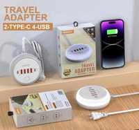 Chargeur mural USB de multiprise de bureau Portable PD20W avec cordon, prises d'adaptateur de chargeur de téléphone de prise US/EU/AU de prix usine