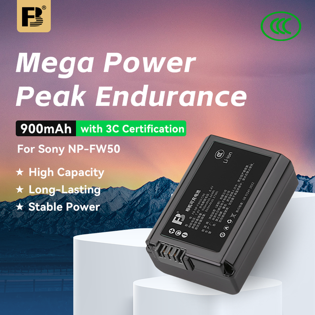 FB NP FW50 Camera Battery for sony Zve10 A6400 A6300 A6000 A7m2 A7r2 A6100 A5100 Nex7 Digital Camera