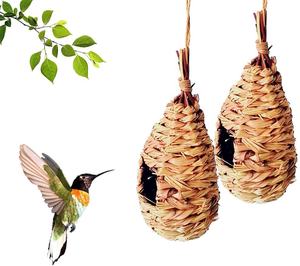 Confezione da 2 Nidi per Uccelli in Erba, Case e Arredi per Animali Domestici - Product Image 3
