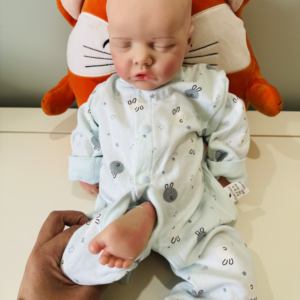 Muñecas Bebé Reborn Realistas de Silicona de Cuerpo Completo, Muñeca Reborn Realista, Juguetes de Regalo de Muñecas Bebé Recién Nacido Durmiendo - Product Image 3