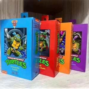 หุ่นจำลองให้เช่า4คน, 1987อนิเมะ neca Leonardo donatello Michelangelo rapael ของแท้ - Product Image 1