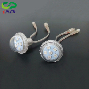 Adressable 24V UCS1903 Point Light RGB 35mm Ferry Lights Pixel LED Noria Cabochon Fairground Lights para paseos de entretenimiento - Product Image 6