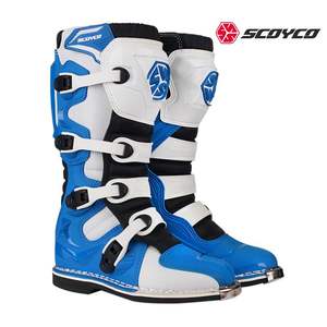 SCOYCO <span class=keywords><strong>moto</strong></span> bottes hommes course <span class=keywords><strong>Cross</strong></span> Country bottes Endurance Motocross chaussures tout-terrain Motocross bottes chaussures de Sport - Product Image 3