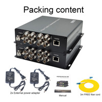 Convertidor de Fibra Óptica 3G SDI (4x) con Ethernet de 1GB, Equipo de Transceptores de Fibra Óptica de Red de Fibra Única