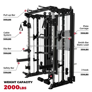 Nuevo Equipo Comercial de Fitness 2025: Estación Multifunción con Cable Crossover, Power Squat Rack y Máquina Smith DY-6000E DY-9000 Smi - Product Image 2
