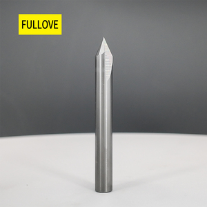 FULLOVE CNC Carbide <strong>Chamfer</strong> Milling Cutter 60/90/120 <strong>Degree</strong> V-groove Chamfering Router Bit - Product Image 1