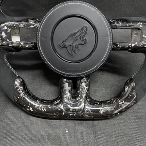 Volante de Fibra de Carbono Forjado para Ford Mustang GT V6 EcoBoost <span class=keywords><strong>Shelby</strong></span> <span class=keywords><strong>GT350</strong></span> GT500 2015 2016 2017 2018 2019 2020 2021 2022 2023 - Product Image 5